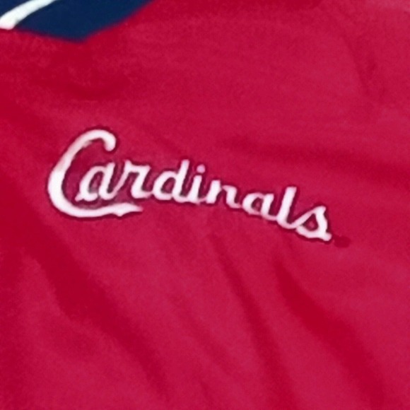 Vintage ST. Louis Cardinals MLB Hoodie Windbreaker Youth L (14-16) - Picture 3 of 7